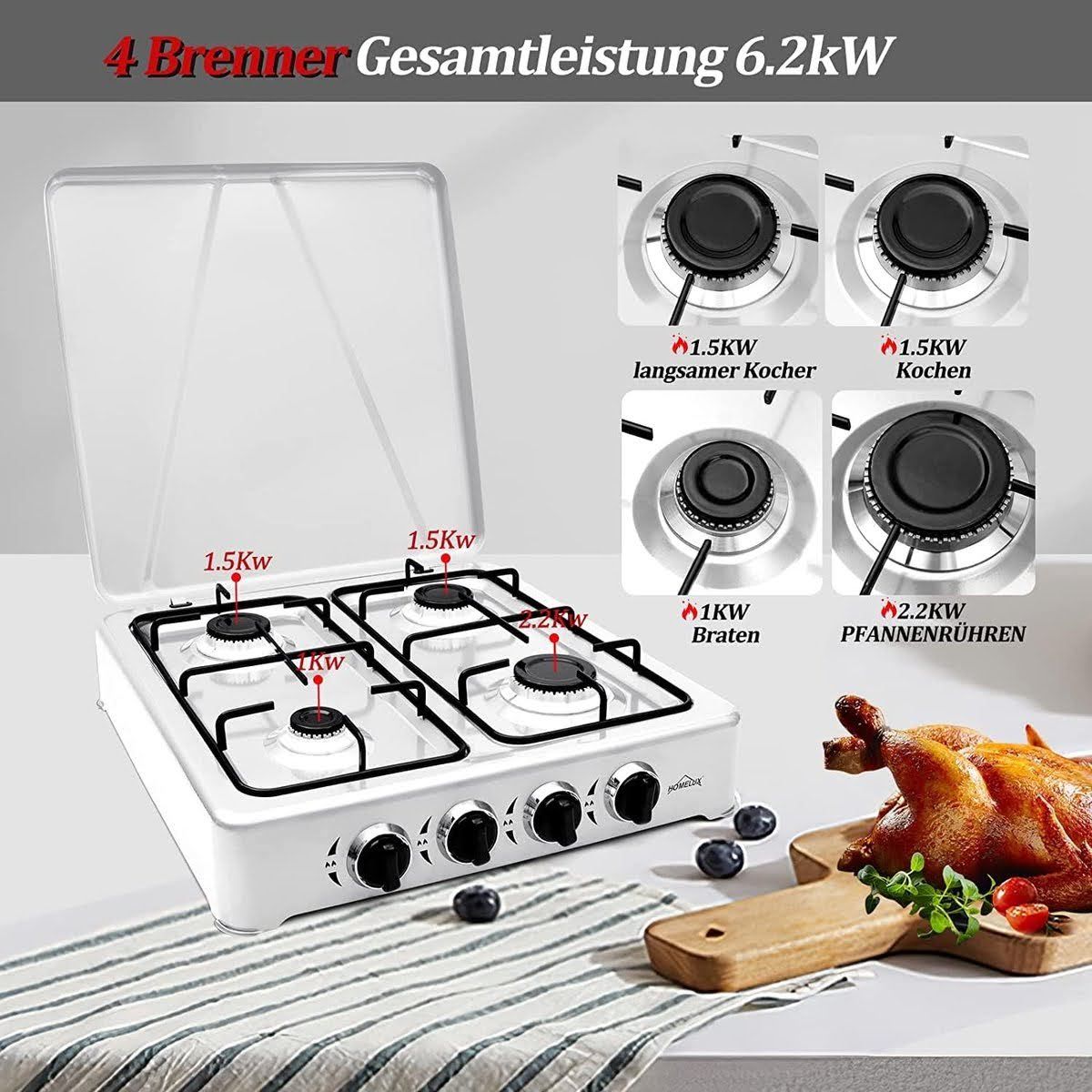 Réchaud à Gaz 4 Feux